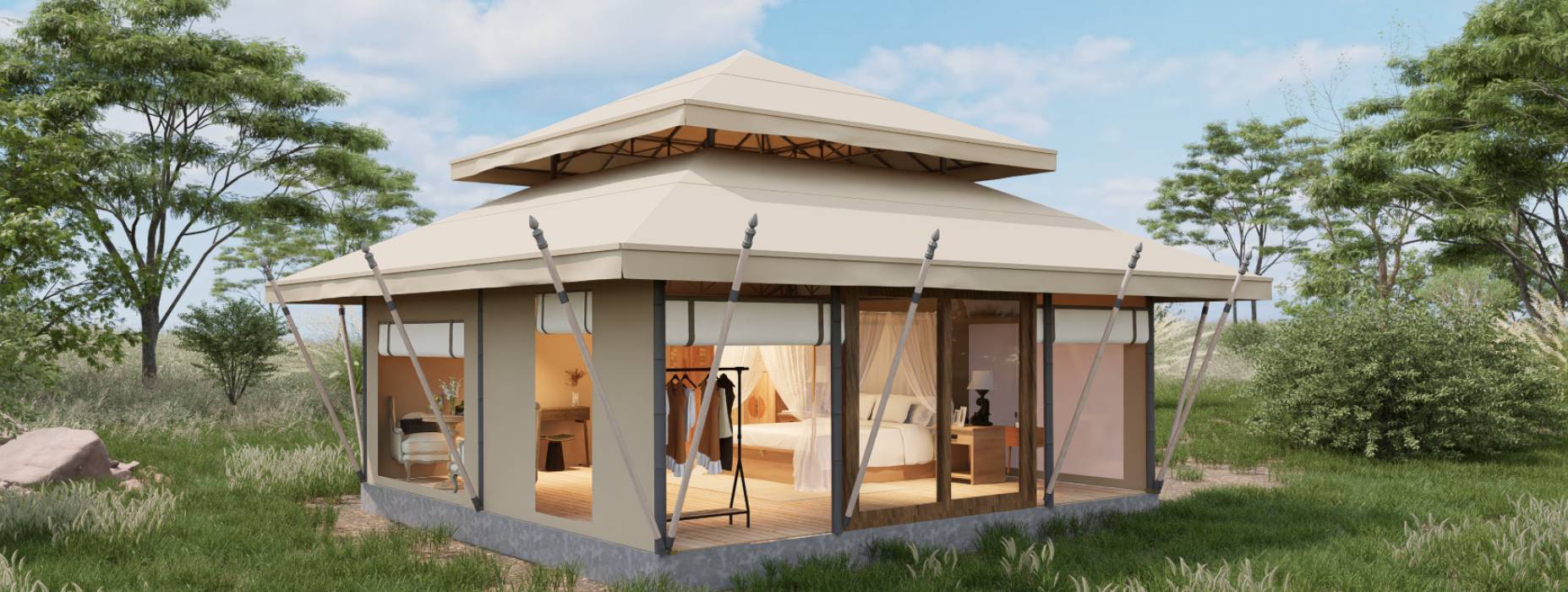 岳阳县野奢帐篷厂家